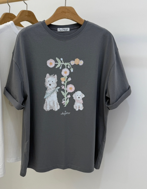 BY CHAPTER東大門㊣實拍女裝新品時尚人氣職業休閑熱賣T恤ChapterT恤圖色3