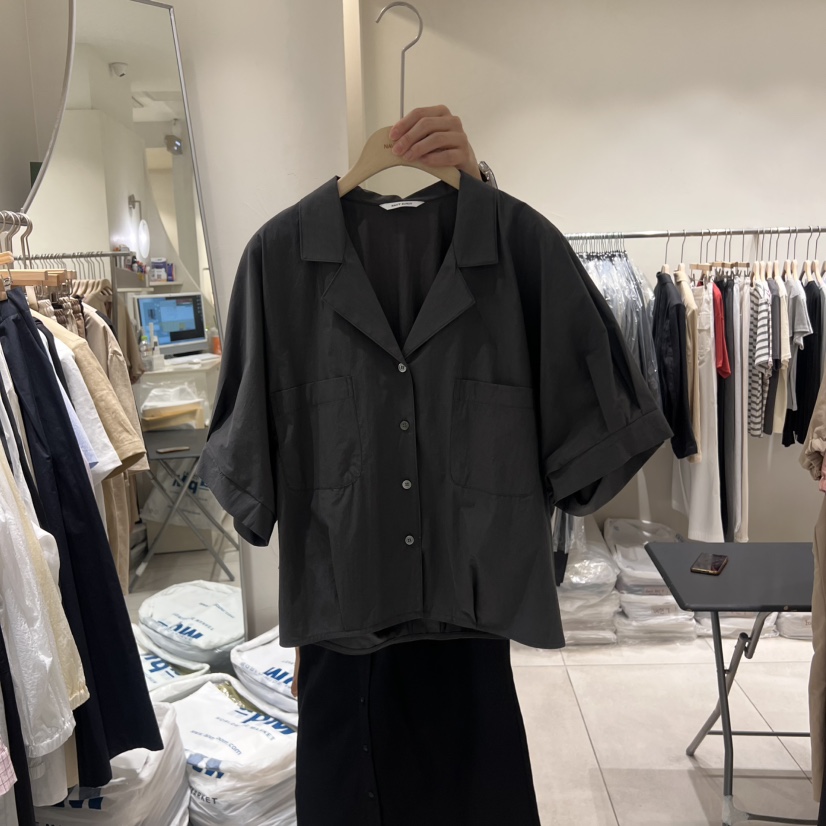 NAVYBURST韓國代購㊣女裝新品推薦職業25春夏人氣襯衫蕾絲衫NAVY BURST襯衫/蕾絲衫圖色3