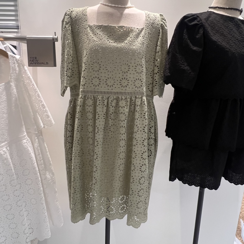 A東大門㊣直郵女裝新品推薦熱賣25春夏時尚職業真品休閑連衣裙A STORE連衣裙圖色1