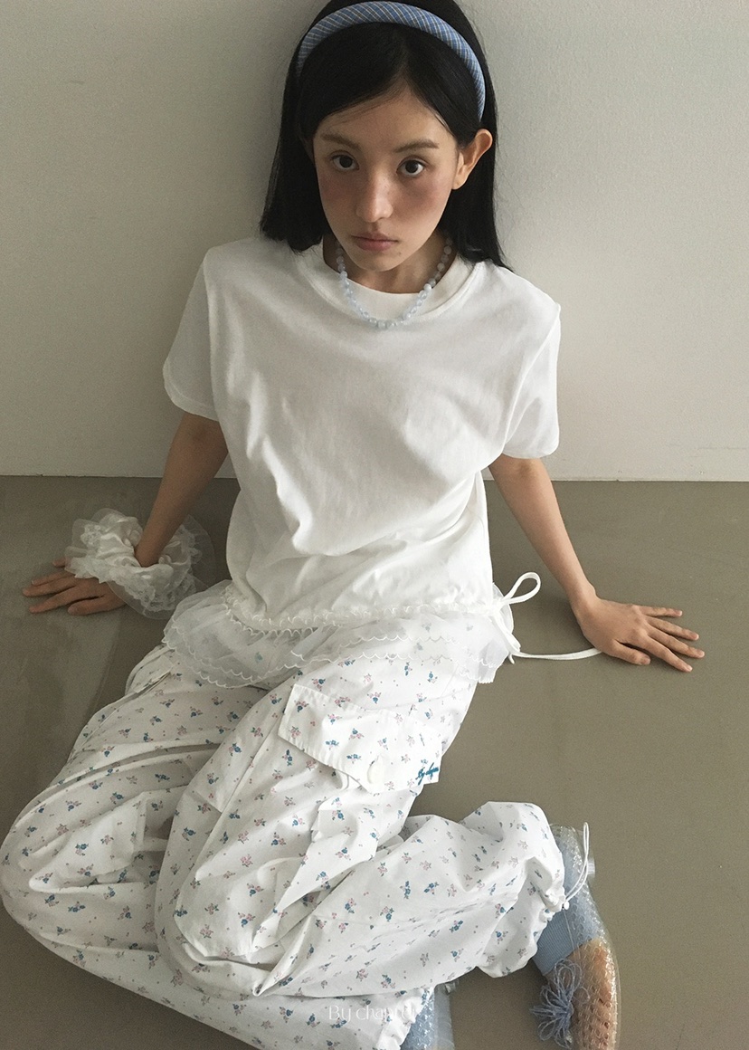 BY CHAPTER東大門㊣實拍女裝新款人氣休閑25春夏推薦T恤雙層ChapterT恤