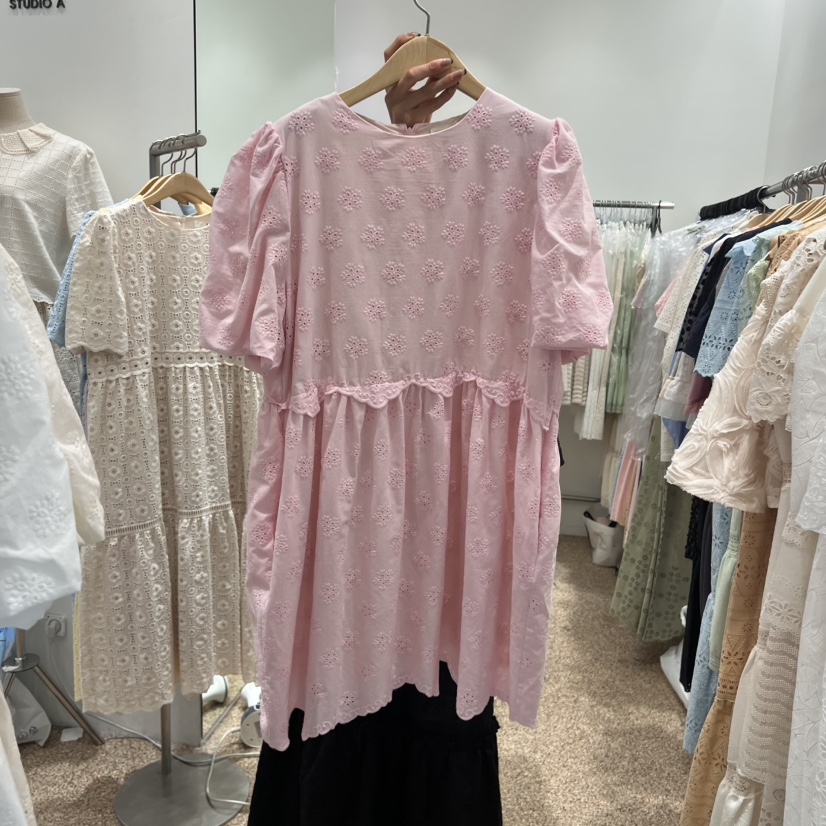 A韓國代購㊣女裝新品休閑熱賣人氣25春夏時尚推薦職業連衣裙A STORE連衣裙