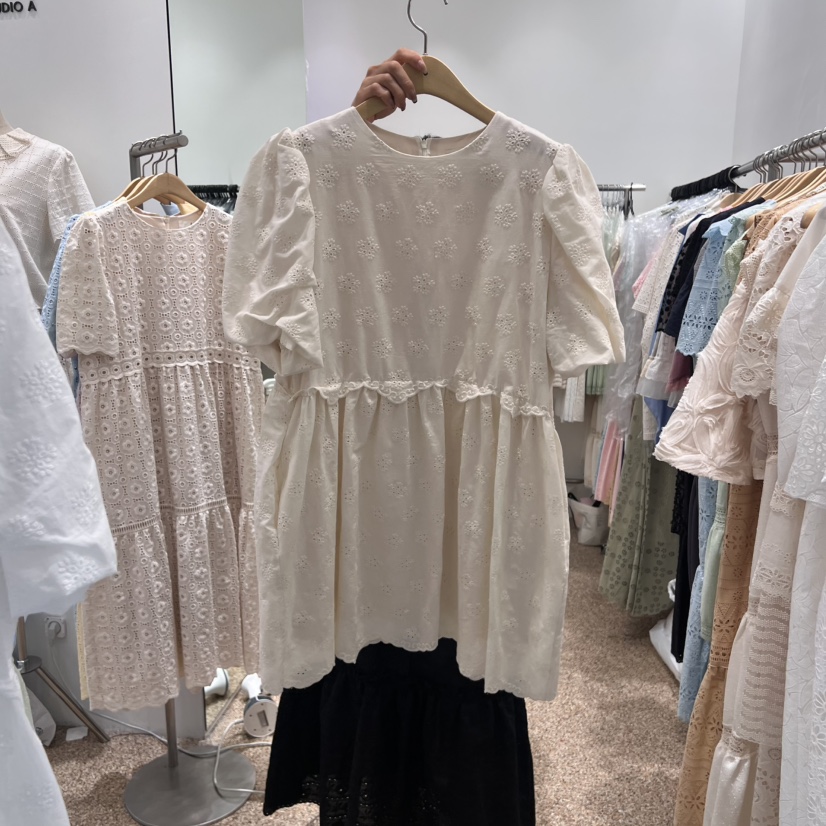 A韓國代購㊣女裝新品休閑熱賣人氣25春夏時尚推薦職業連衣裙A STORE連衣裙圖色3