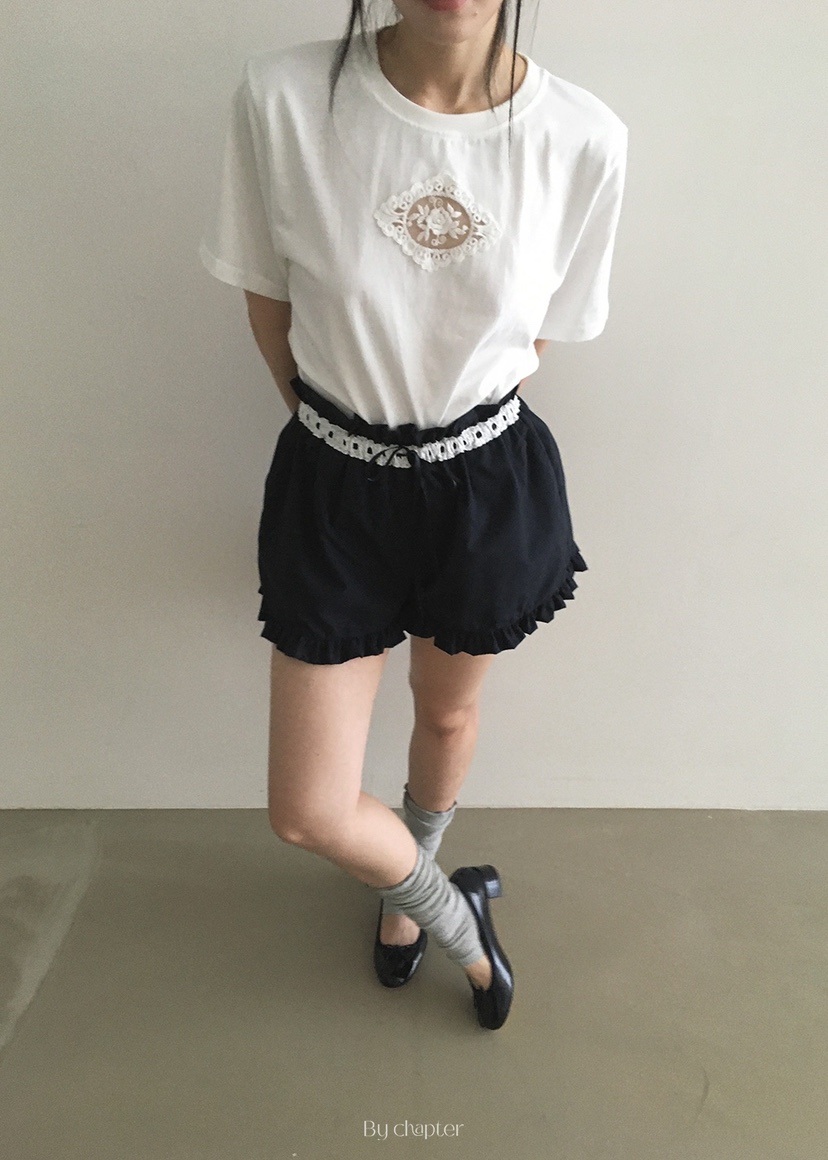 BY CHAPTER韓國代購㊣女裝新品休閑25春夏推薦熱賣時尚短褲Chapter短褲
