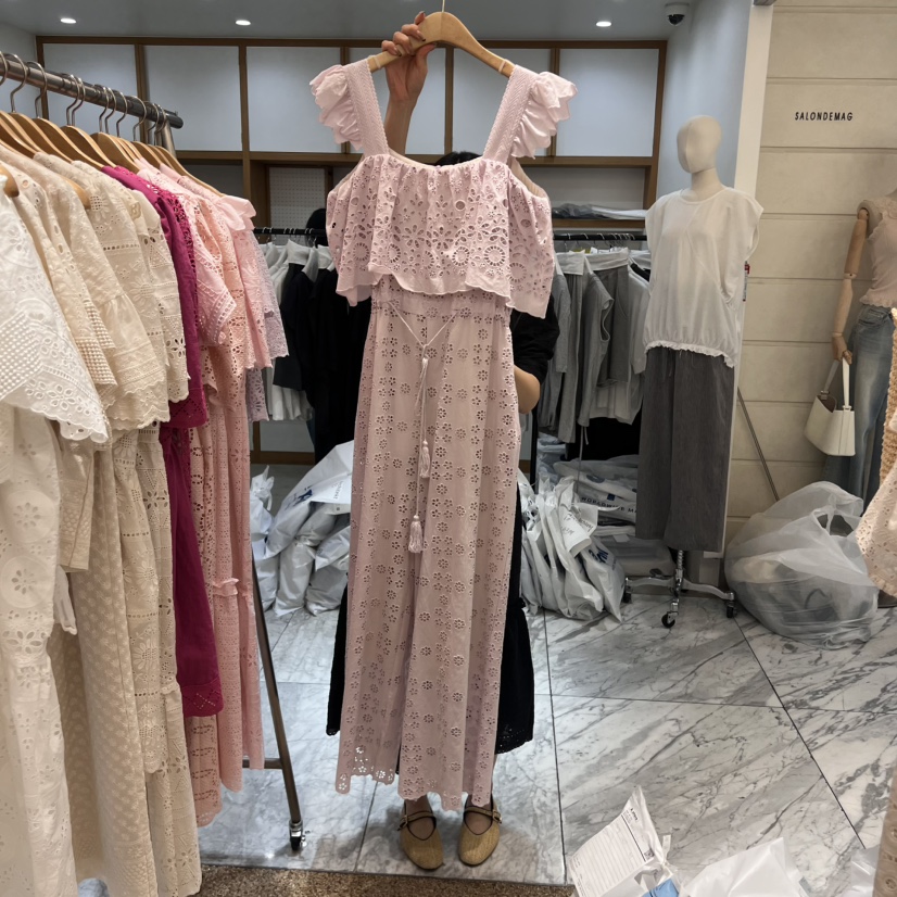 A東大門㊣代購女士新品人氣真品25春夏休閑熱賣時尚職業連體褲A STORE連體褲圖色1