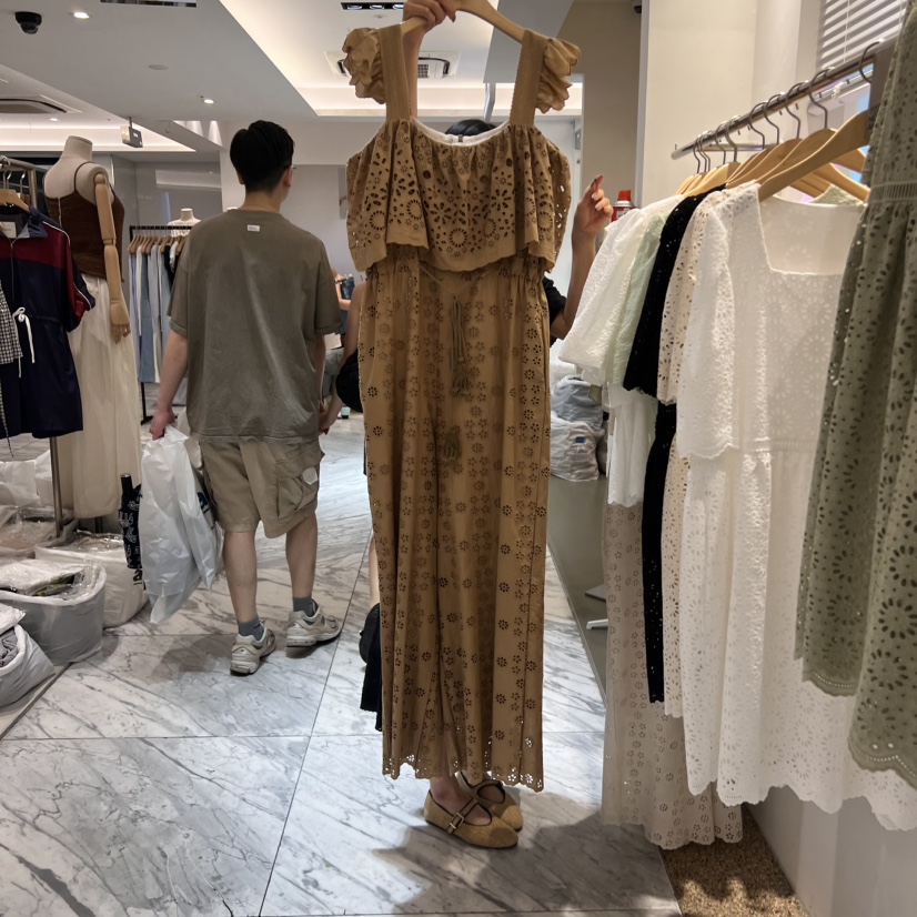 A東大門㊣代購女士新品人氣真品25春夏休閑熱賣時尚職業連體褲A STORE連體褲圖色4