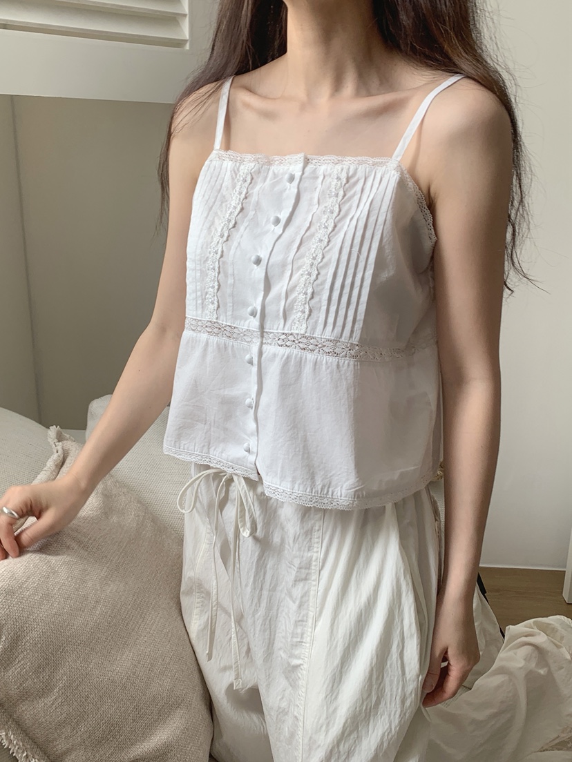 JKICHI韓國代購㊣女裝新品休閑25春夏人氣推薦時尚吊帶背心JKICHI吊帶/背心