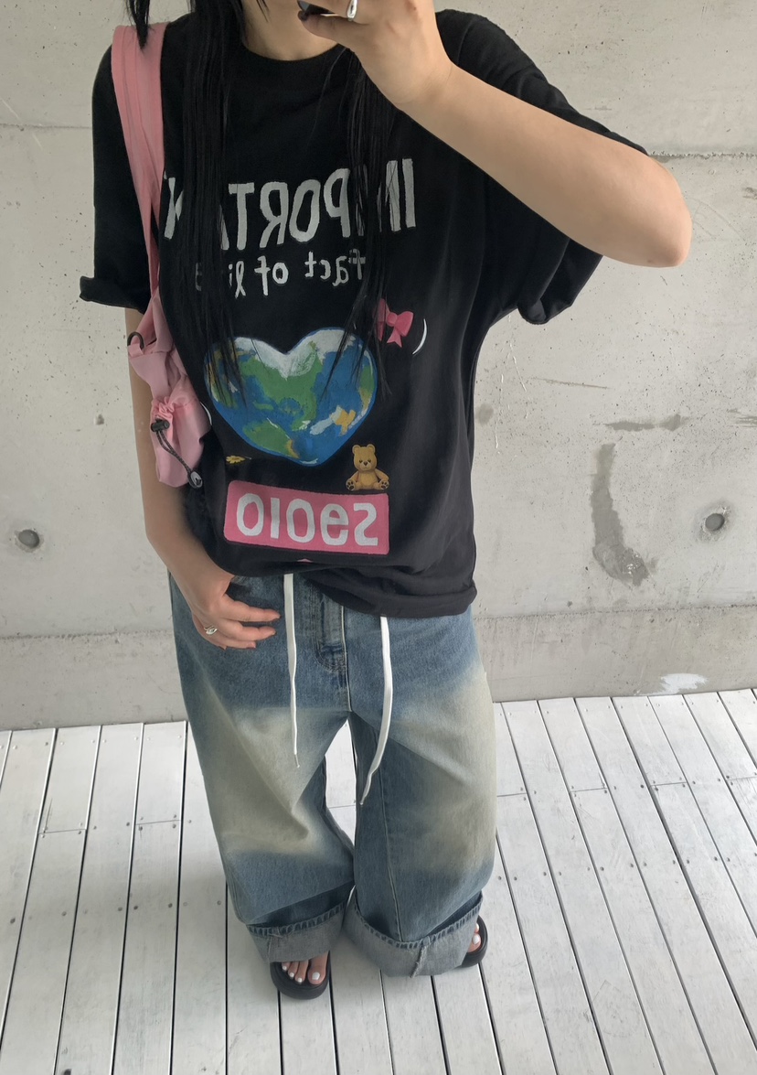 SEOLO東大門㊣直郵女士新品推薦25春夏真品人氣職業時尚T恤Seolo seoulT恤