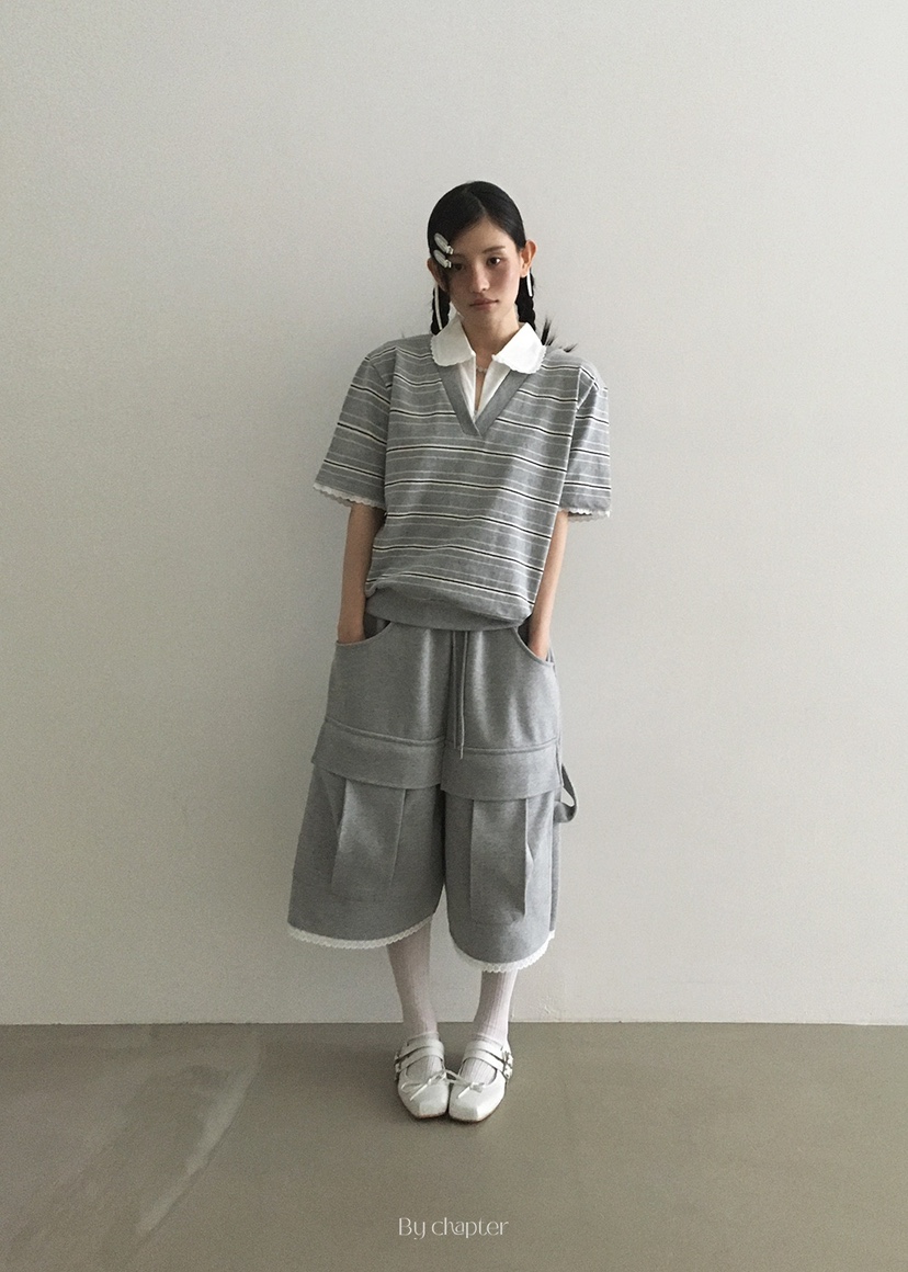 BY CHAPTER韓國代購㊣女士新款25春夏職業時尚熱賣真品T恤ChapterT恤