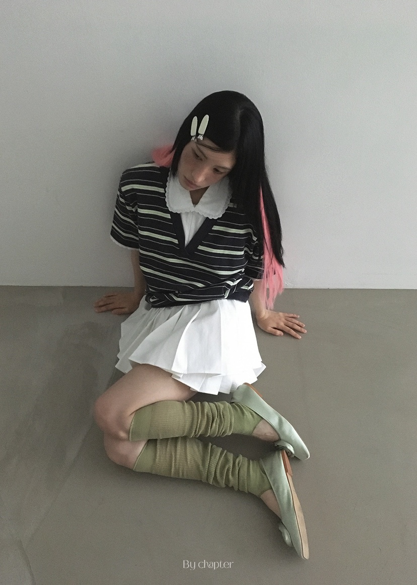 BY CHAPTER韓國代購㊣女士新款25春夏職業時尚熱賣真品T恤ChapterT恤