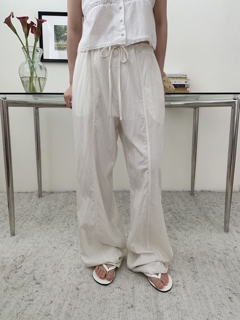 JKICHI東大門㊣代購女士新品真品25春夏時尚休閑褲口袋蕾絲JKICHI休閑褲