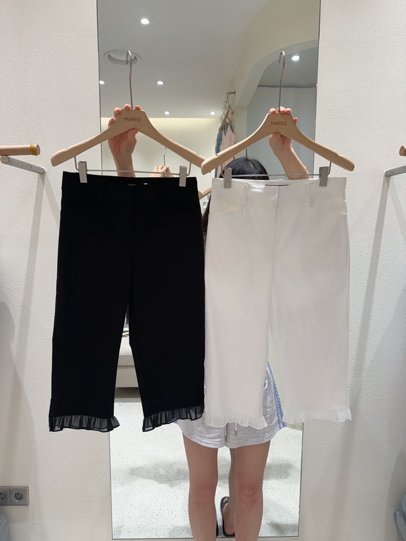 MARKE-P東大門㊣代購女士新品推薦休閑25春夏熱賣短褲荷葉邊MARKE-P短褲