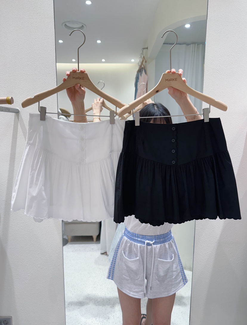 MARKE-P韓國代購㊣女裝新品職業時尚真品休閑25春夏推薦短裙MARKE-P短裙