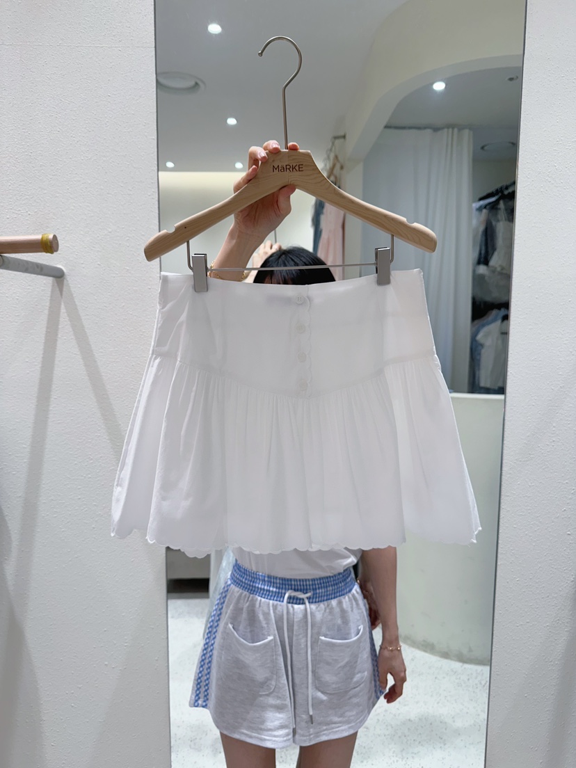MARKE-P韓國代購㊣女裝新品職業時尚真品休閑25春夏推薦短裙MARKE-P短裙圖色1