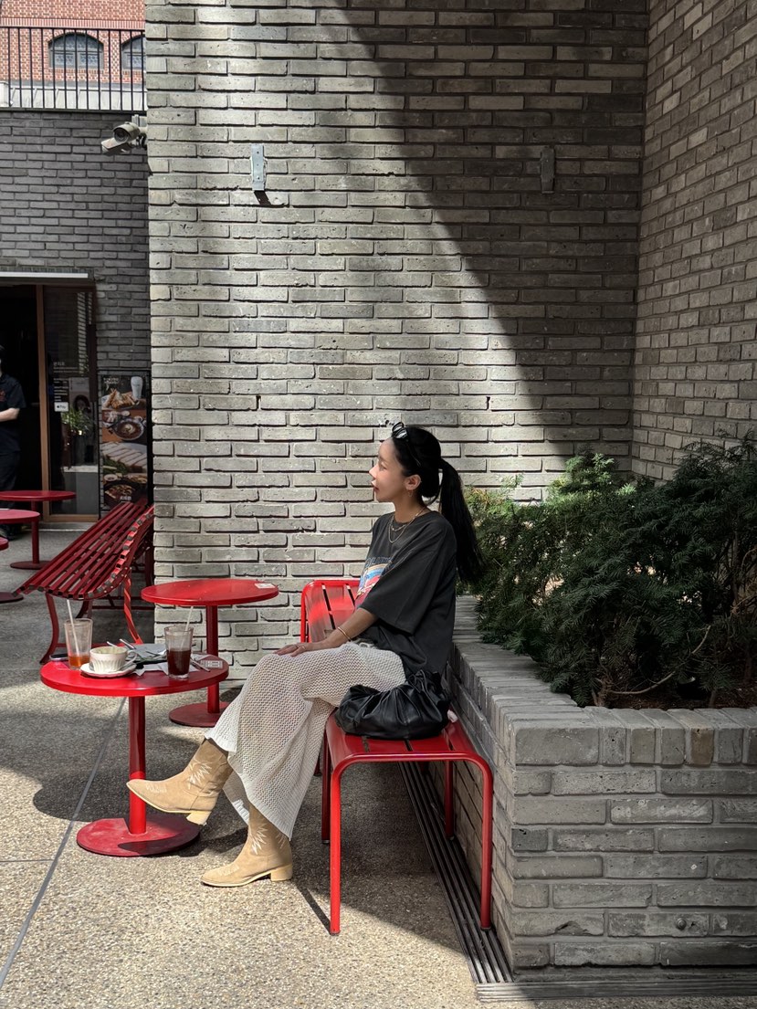 SUNDER MARKET韓國直郵㊣女士新品熱賣25春夏長裙不含腰帶SUNDER MARKET長裙