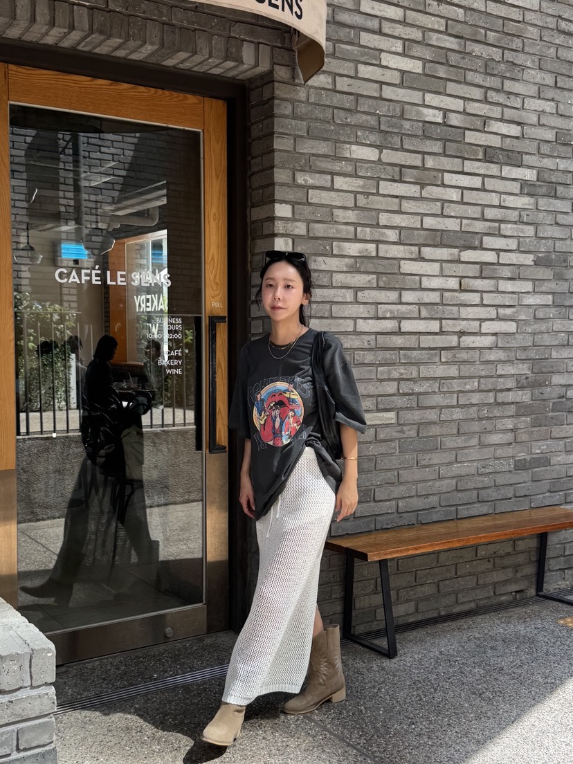 SUNDER MARKET韓國直郵㊣女士新品熱賣25春夏長裙不含腰帶SUNDER MARKET長裙