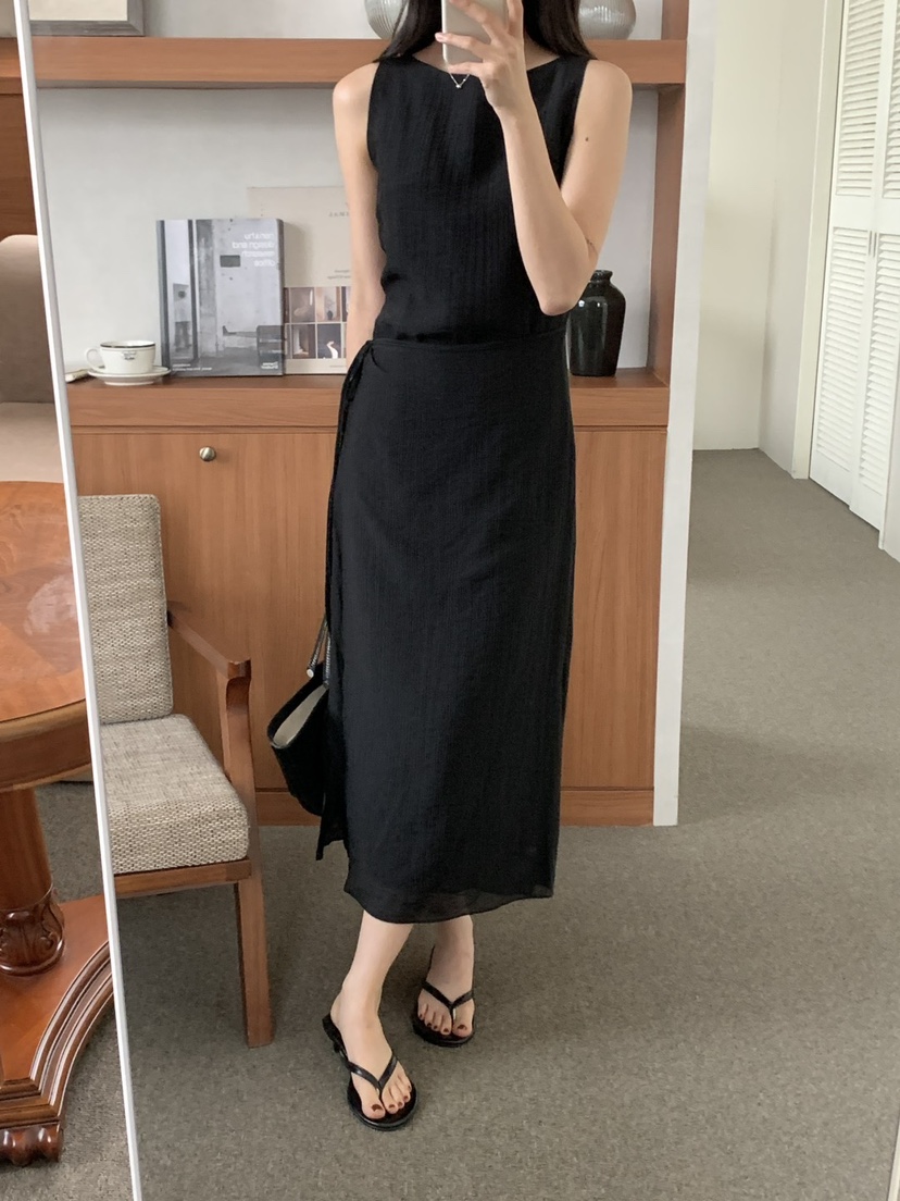 FRILL-T東大門㊣實拍女裝新品真品時尚25春夏休閑推薦連衣裙FRILL-T連衣裙