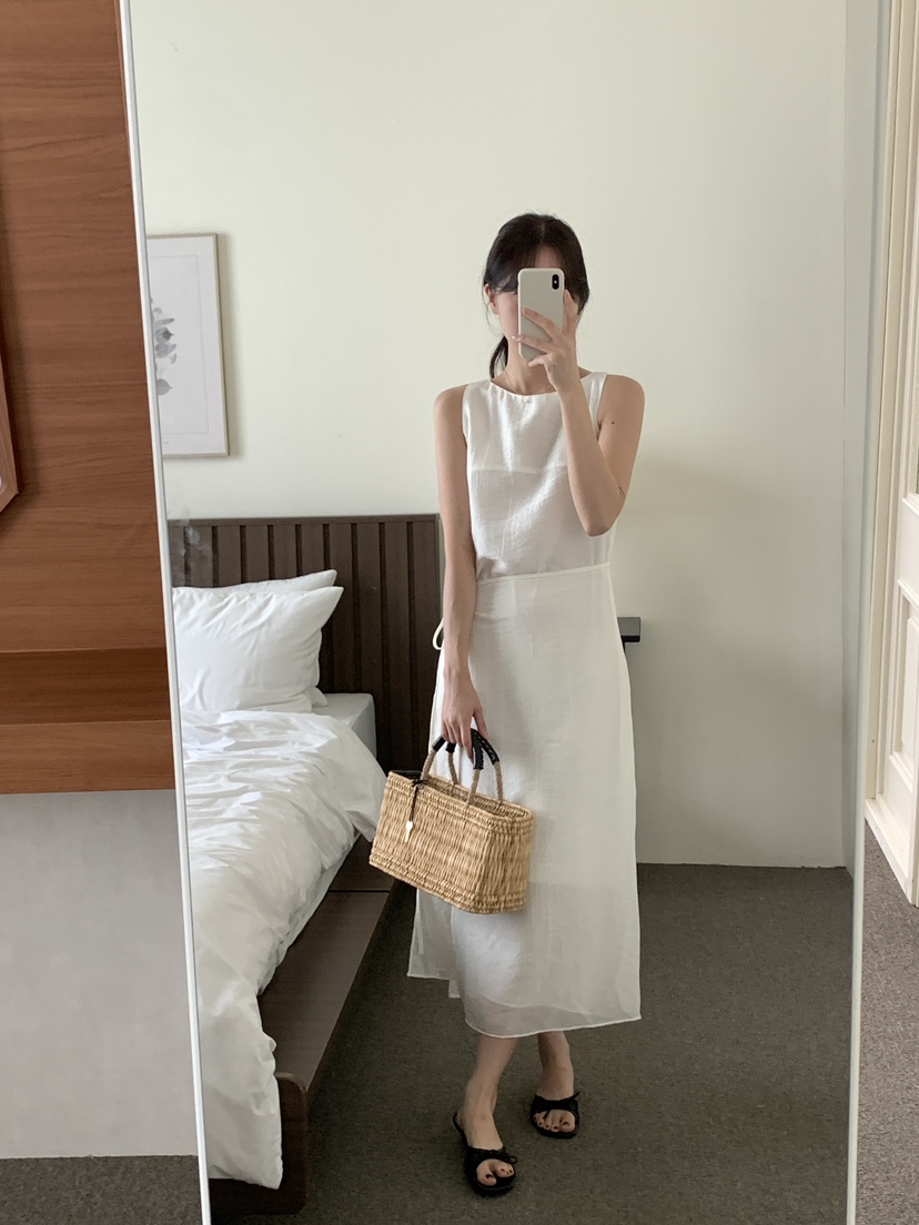 FRILL-T東大門㊣實拍女裝新品真品時尚25春夏休閑推薦連衣裙FRILL-T連衣裙