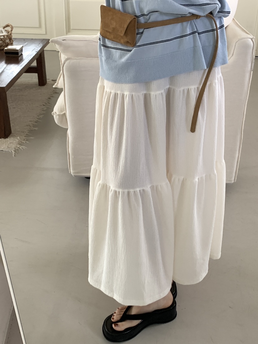 FRILL-T東大門㊣代購女士新款真品熱賣職業休閑25春夏長裙FRILL-T長裙