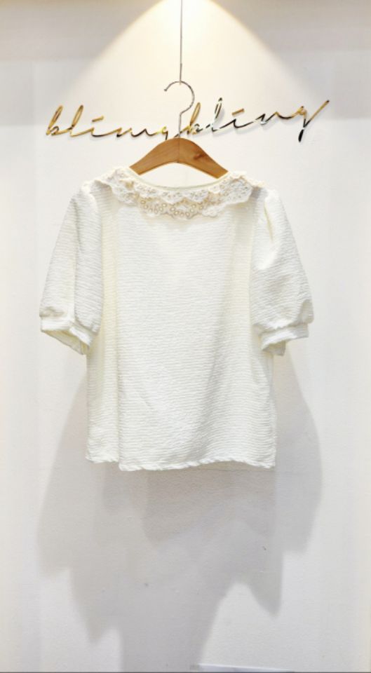 BLING BLING-S東大門㊣直郵女士新品推薦休閑真品襯衫蕾絲衫BLING BLING-S襯衫/蕾絲衫