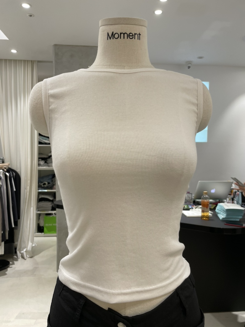 MOMENT韓國代購㊣女裝新品時尚休閑熱賣人氣推薦真品吊帶背心MOMENT/RECOVER吊帶/背心