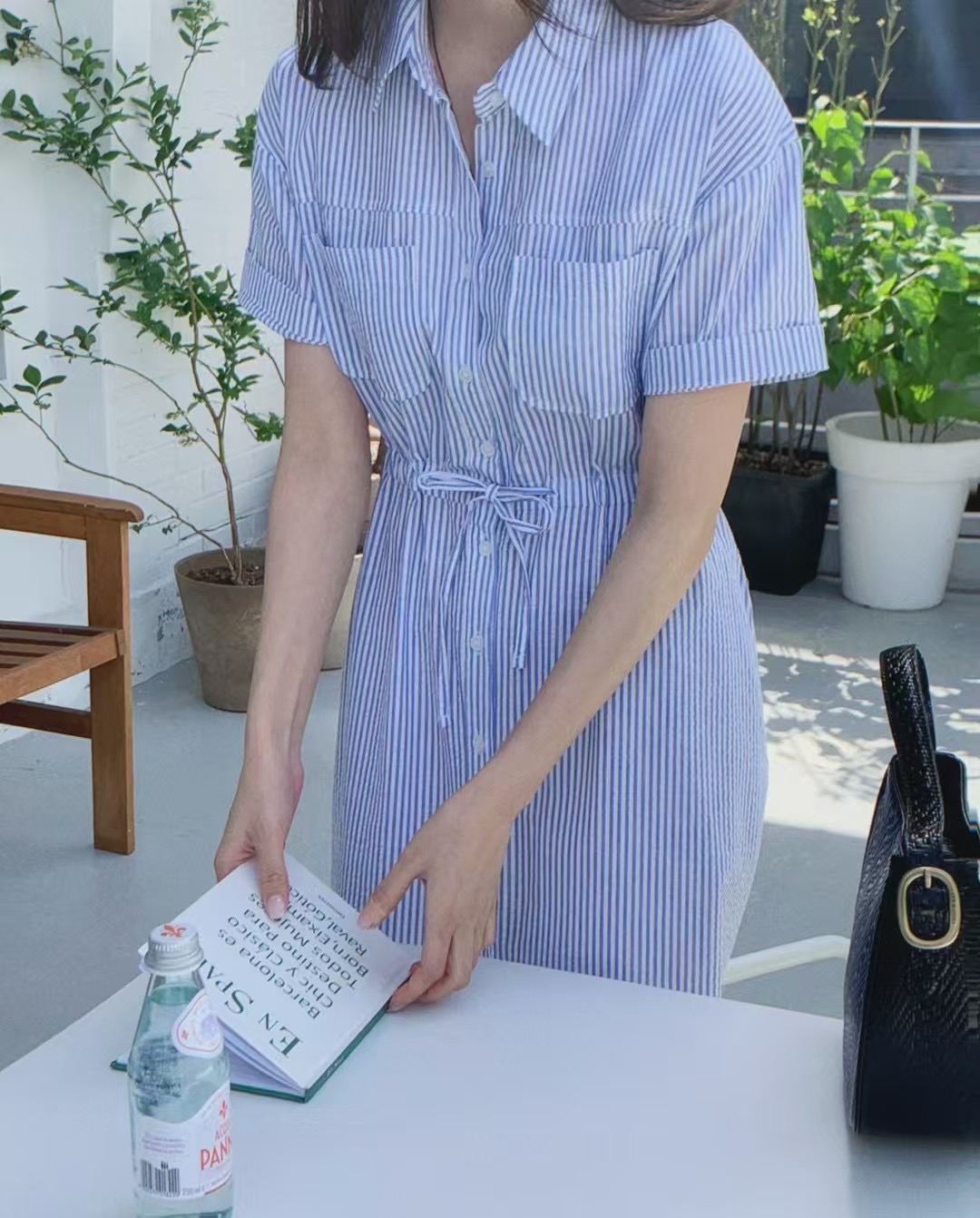 SLEEK-슬릭-OT東大門㊣直郵女士新款時尚職業熱賣休閑連衣裙SLEEK連衣裙