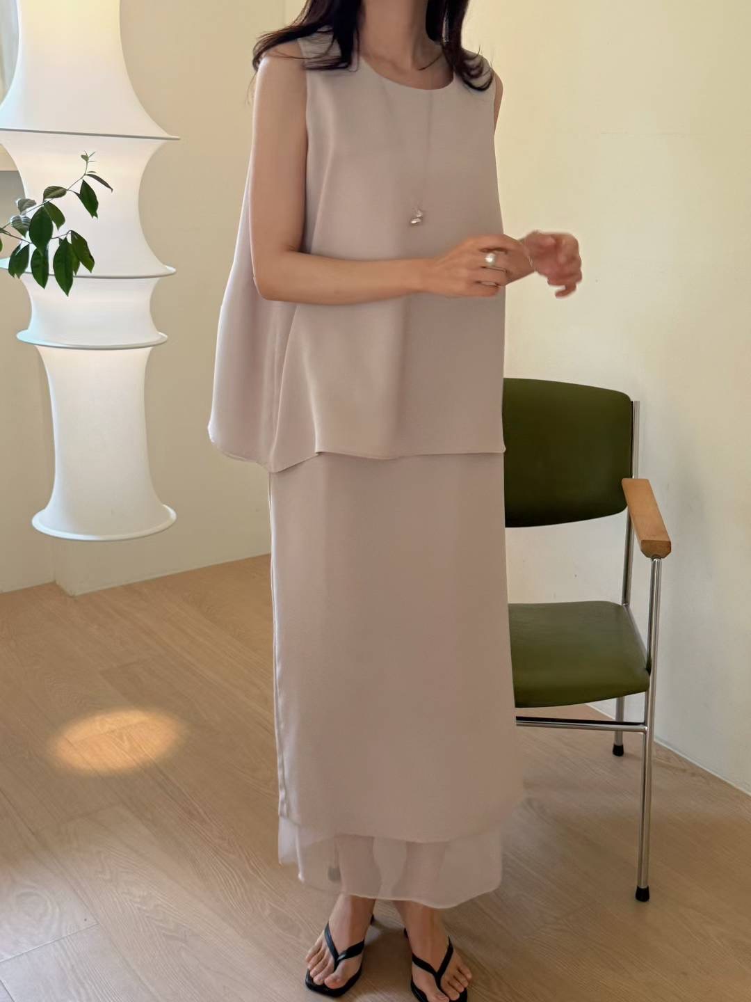 MYO韓國直郵㊣女士新款真品熱賣推薦休閑人氣時尚套裝套裝雪紡MYO套裝圖色1
