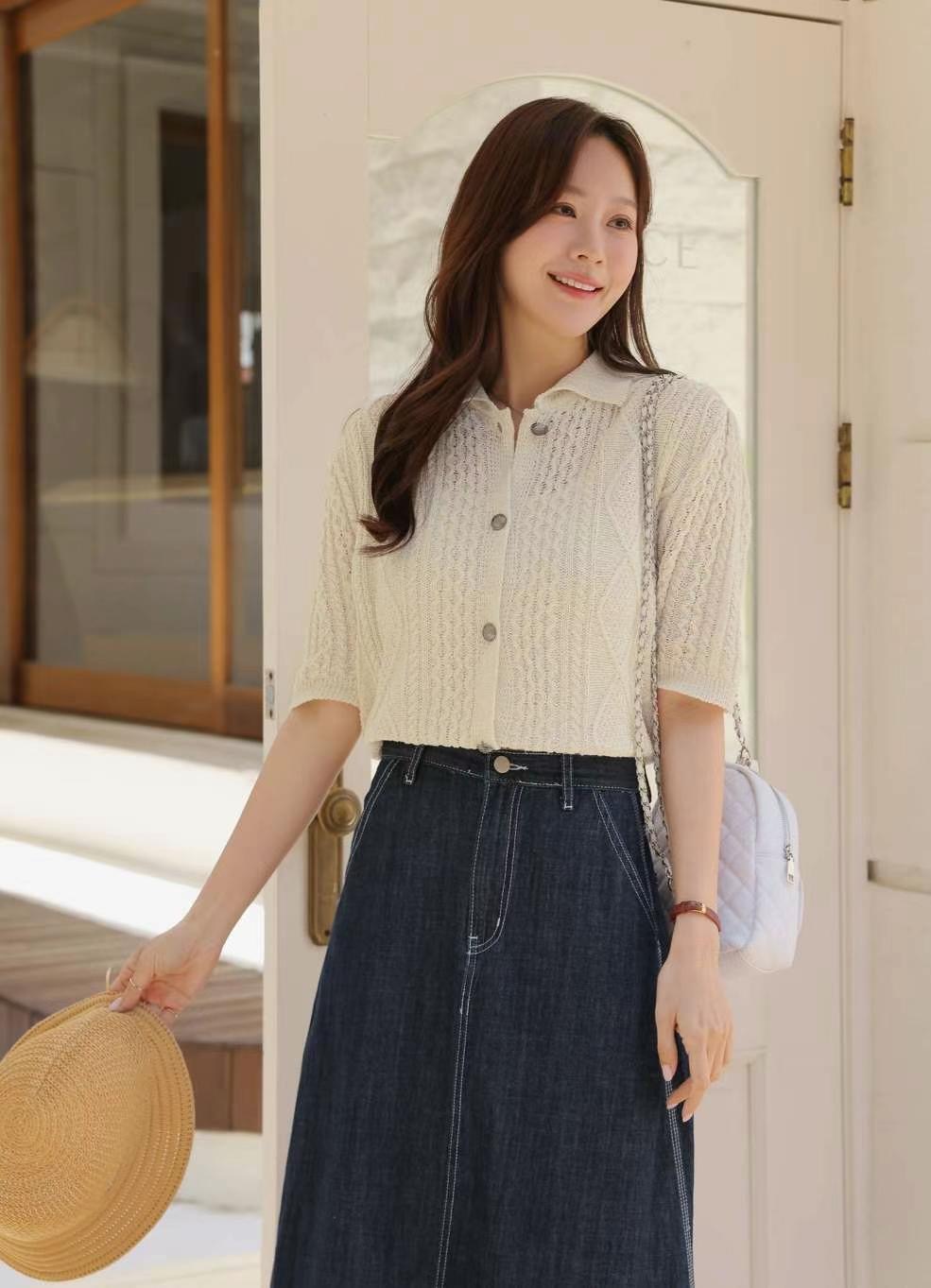 SMILE東大門㊣直郵女裝新款休閑時尚職業真品熱賣推薦針織衫SMILE針織衫