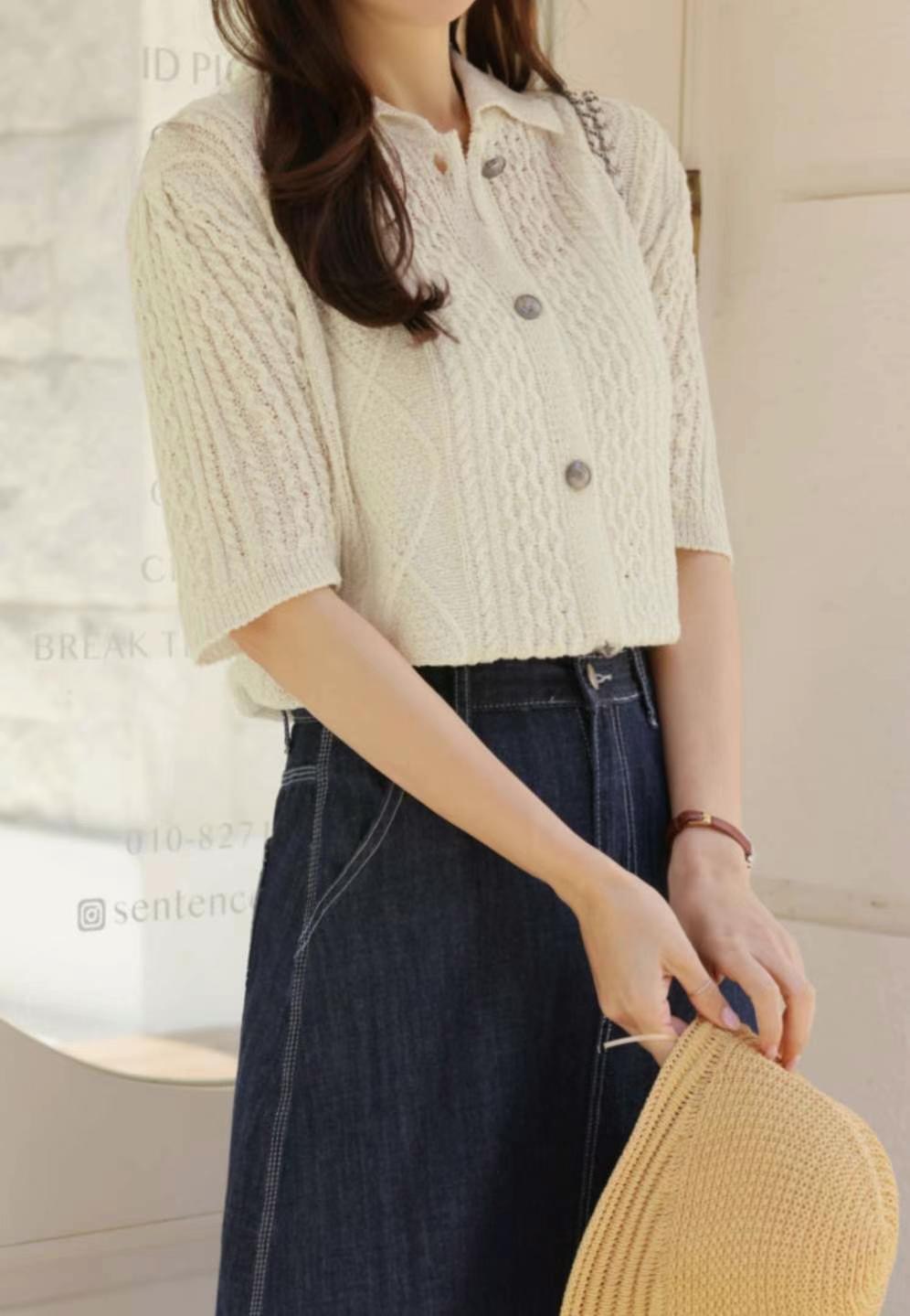 SMILE東大門㊣直郵女裝新款休閑時尚職業真品熱賣推薦針織衫SMILE針織衫
