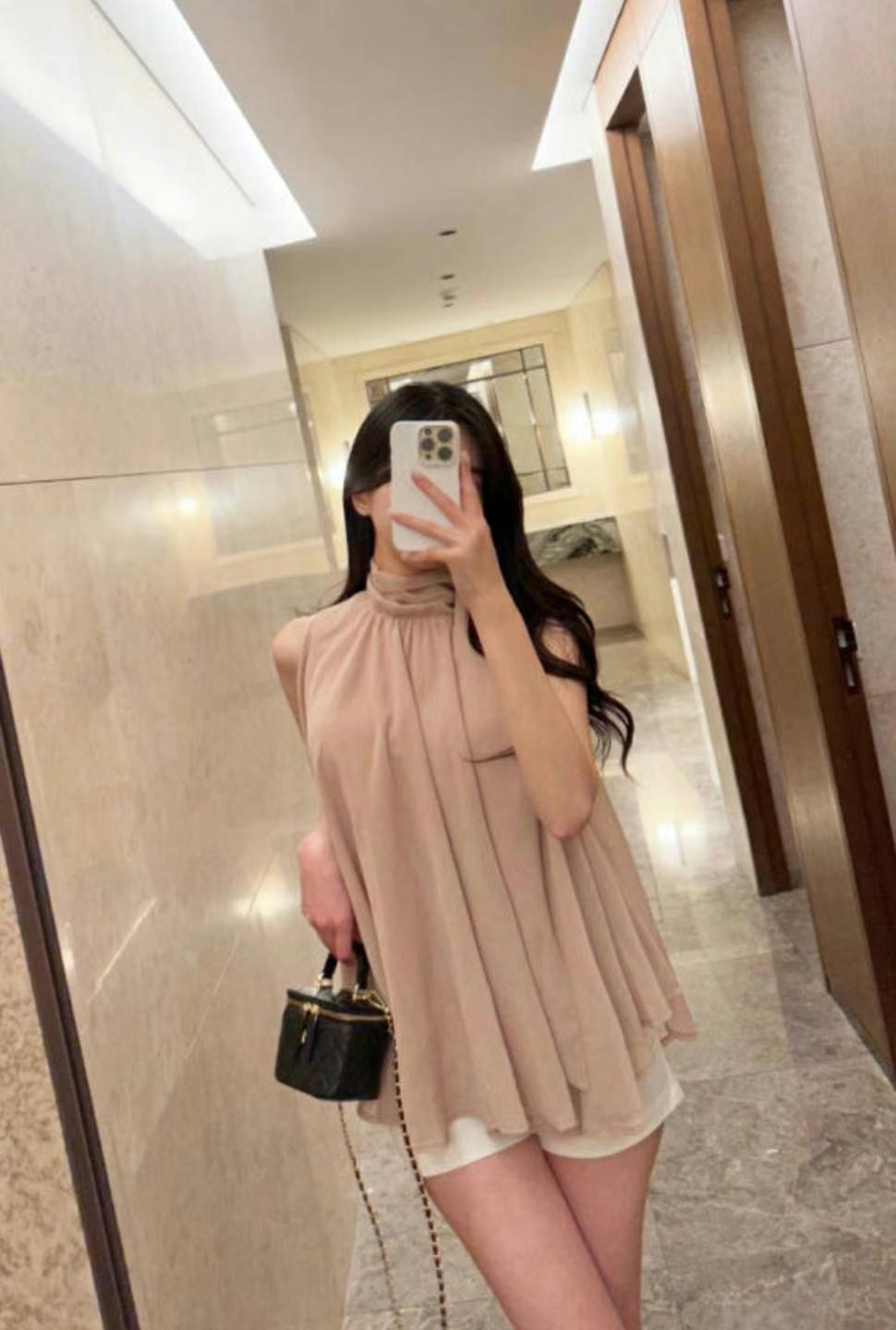 Blood mood韓國代購㊣女裝新品人氣時尚休閑熱賣真品吊帶背心Blood mood吊帶/背心圖色2