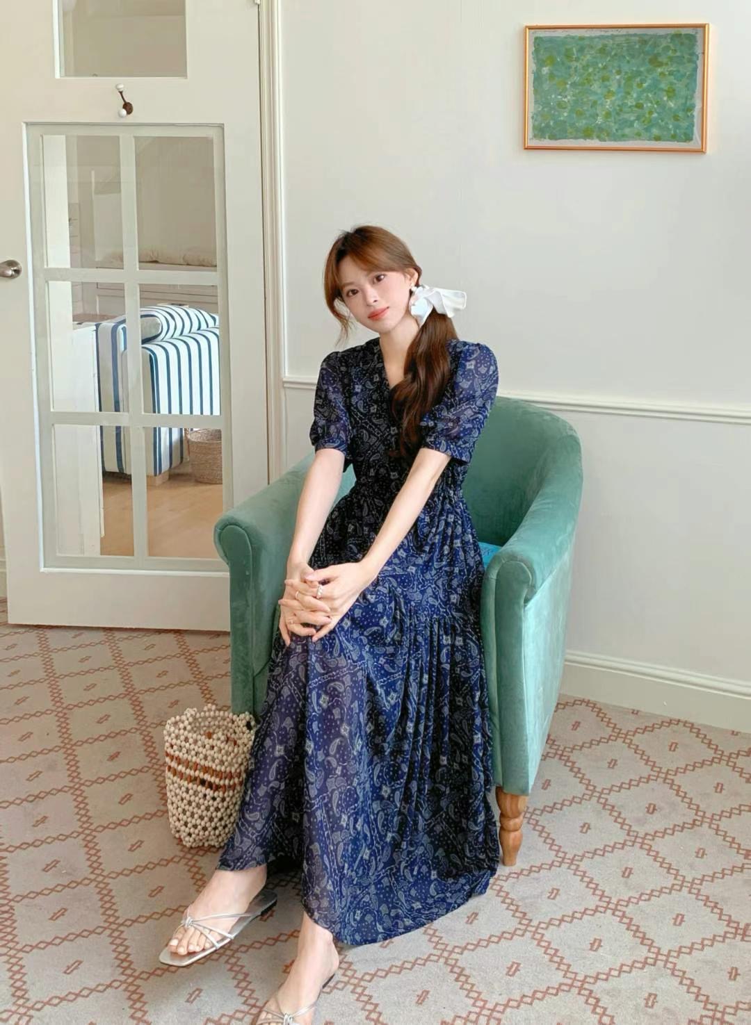SMILE韓國直郵㊣女裝新款休閑熱賣真品推薦職業人氣25春夏連衣裙SMILE連衣裙