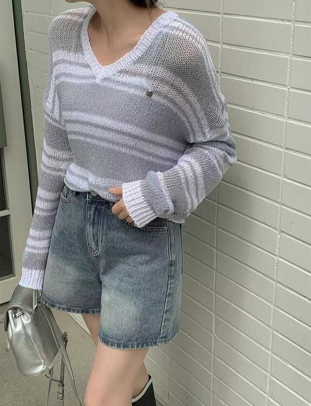 SMILE韓國直郵㊣女裝新品人氣熱賣推薦職業時尚休閑25春夏針織衫SMILE針織衫