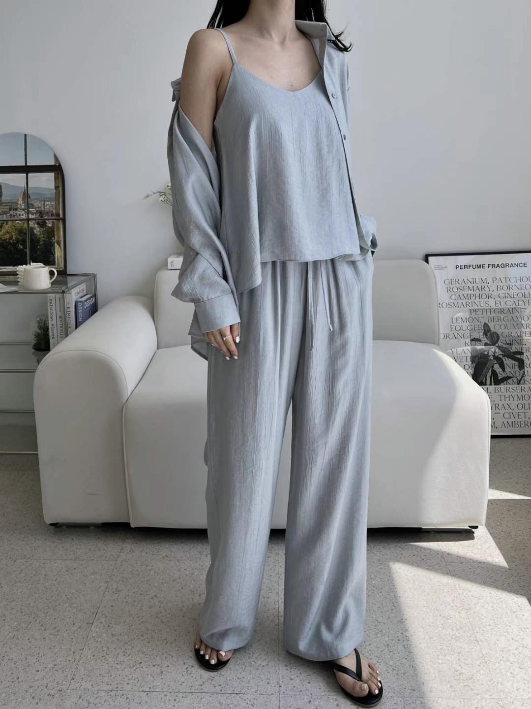 RUNWAY韓國直郵㊣女士新品熱賣推薦時尚人氣休閑套裝三件套RUNWAY-OT套裝