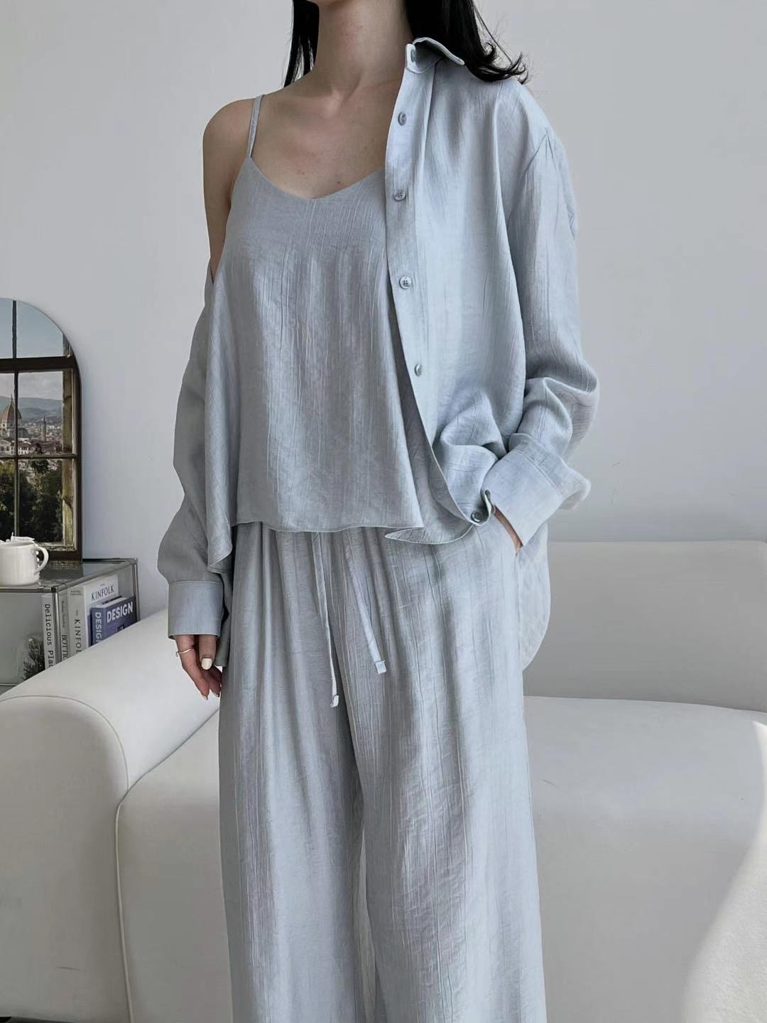 RUNWAY韓國直郵㊣女士新品熱賣推薦時尚人氣休閑套裝三件套RUNWAY-OT套裝