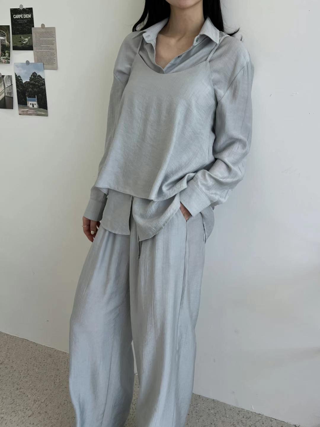 RUNWAY韓國直郵㊣女士新品熱賣推薦時尚人氣休閑套裝三件套RUNWAY-OT套裝