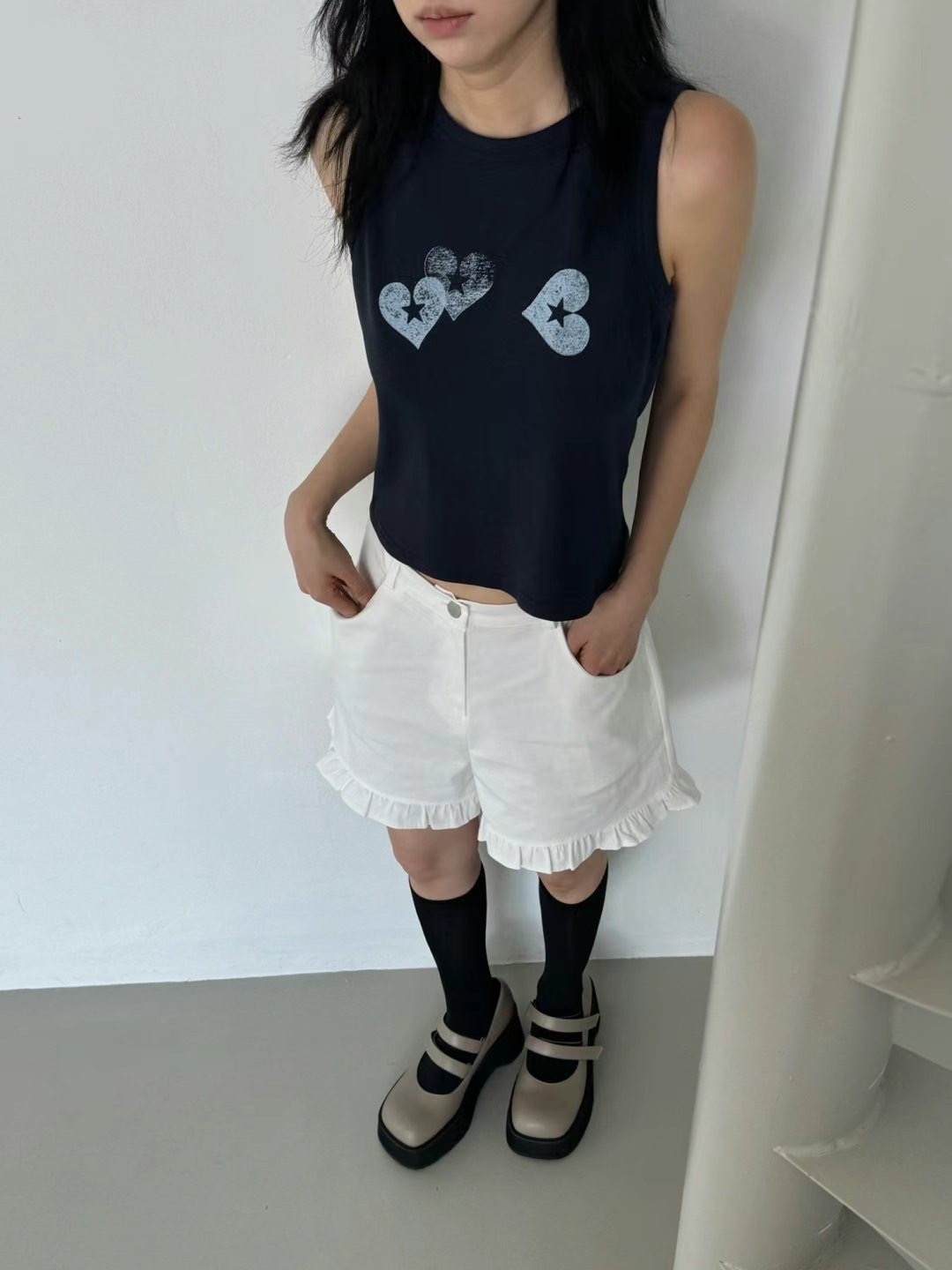 FAVOURED東大門㊣代購女裝新款推薦人氣25春夏真品吊帶背心FAVOURED吊帶/背心