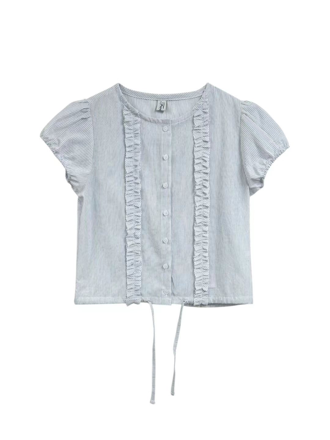 FAVOURED韓國代購㊣女裝新品25春夏人氣推薦休閑襯衫蕾絲衫FAVOURED襯衫/蕾絲衫圖色1