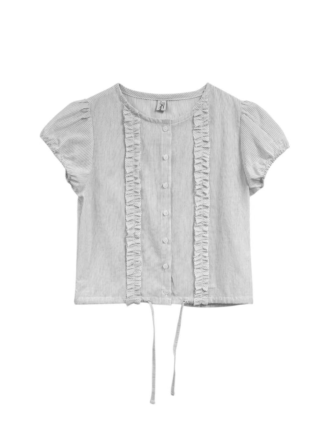 FAVOURED韓國代購㊣女裝新品25春夏人氣推薦休閑襯衫蕾絲衫FAVOURED襯衫/蕾絲衫圖色2