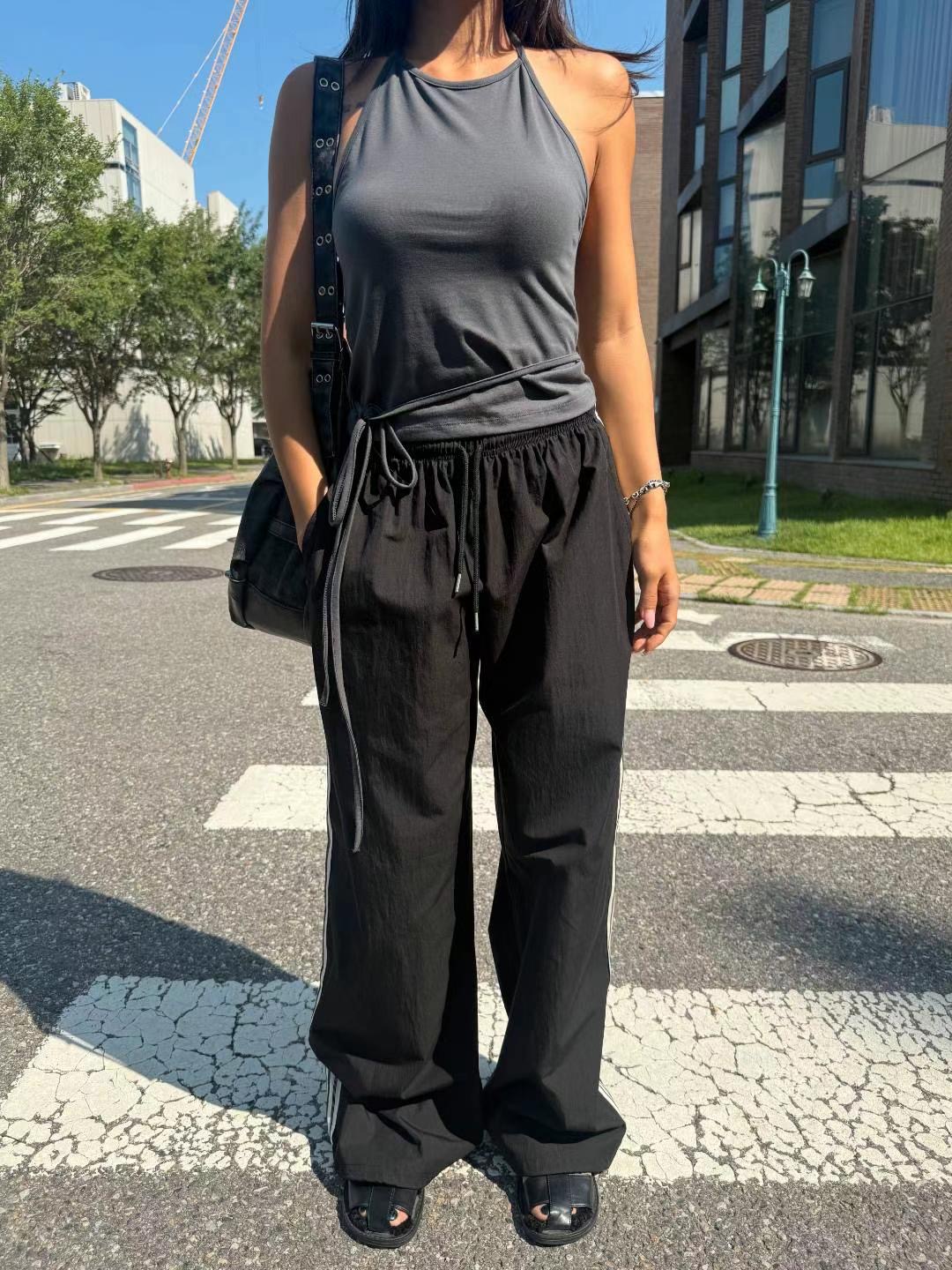 RUNWAY東大門㊣直郵女士新品休閑熱賣職業時尚推薦25春夏休閑褲RUNWAY-OT休閑褲圖色2