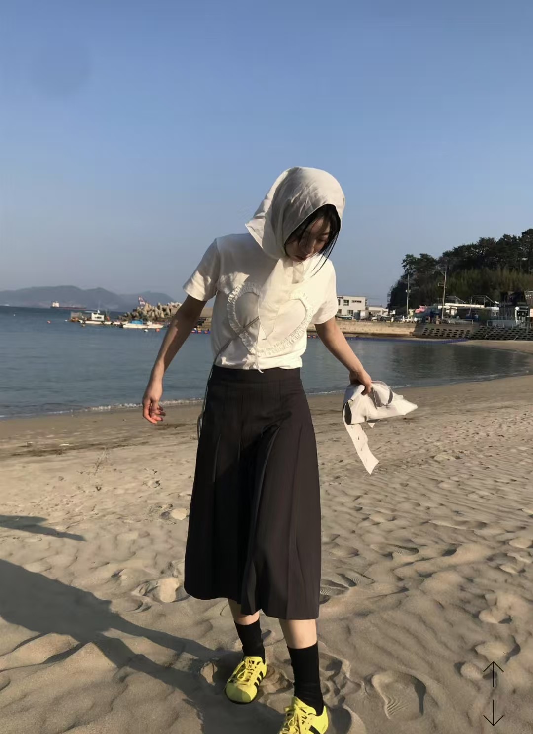 WAYBETTER東大門㊣代購女裝新品真品時尚人氣半身裙中短裙褶皺WAYBETTER半身裙/中短裙