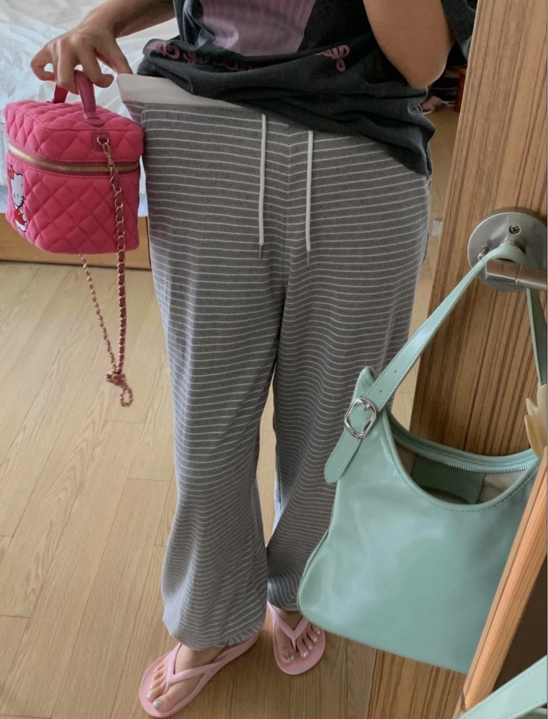 BLACK LADY東大門㊣實拍女裝新品職業時尚真品休閑熱賣休閑褲BLACK LADY休閑褲圖色2