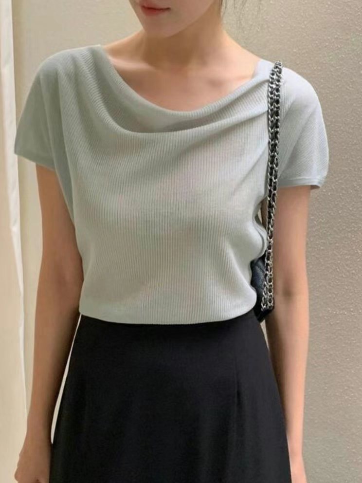 HERME東大門㊣直郵女裝新款休閑人氣25春夏推薦職業時尚針織衫HERME針織衫圖色2