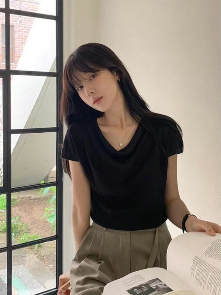 HERME東大門㊣直郵女裝新款休閑人氣25春夏推薦職業時尚針織衫HERME針織衫圖色3