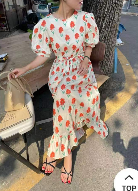 STYLE LOUNGE韓國直郵㊣女裝新品真品熱賣時尚連衣裙含腰繩STYLE LOUNGE連衣裙