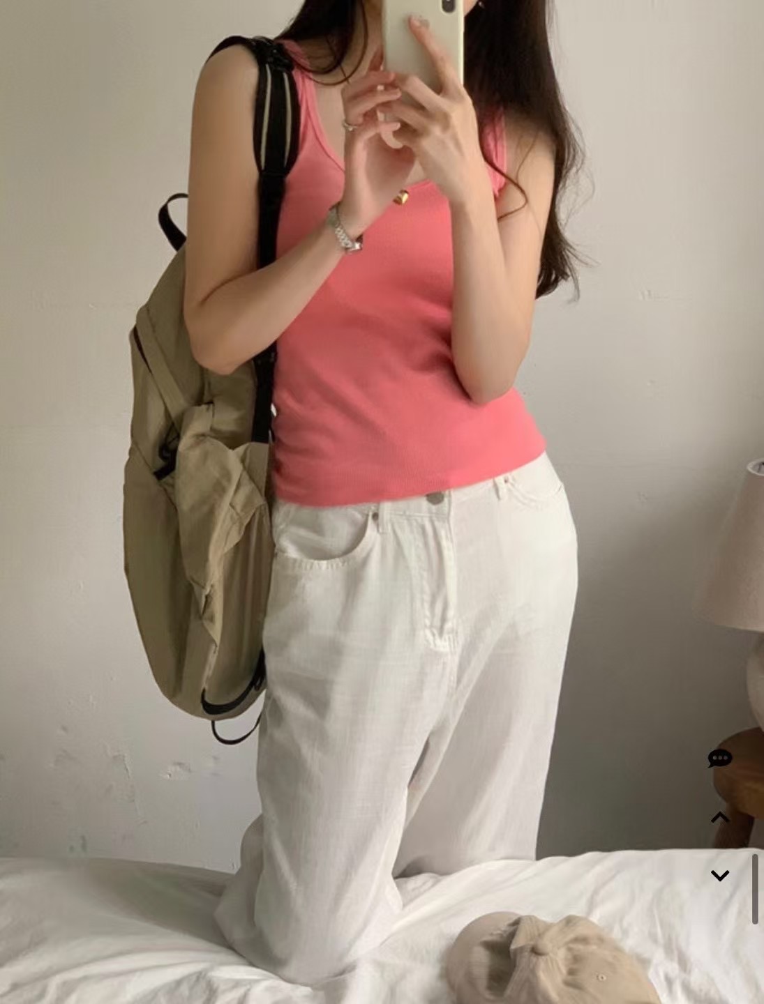WAYBETTER韓國代購㊣女士新品熱賣25春夏真品推薦時尚吊帶背心WAYBETTER吊帶/背心圖色3