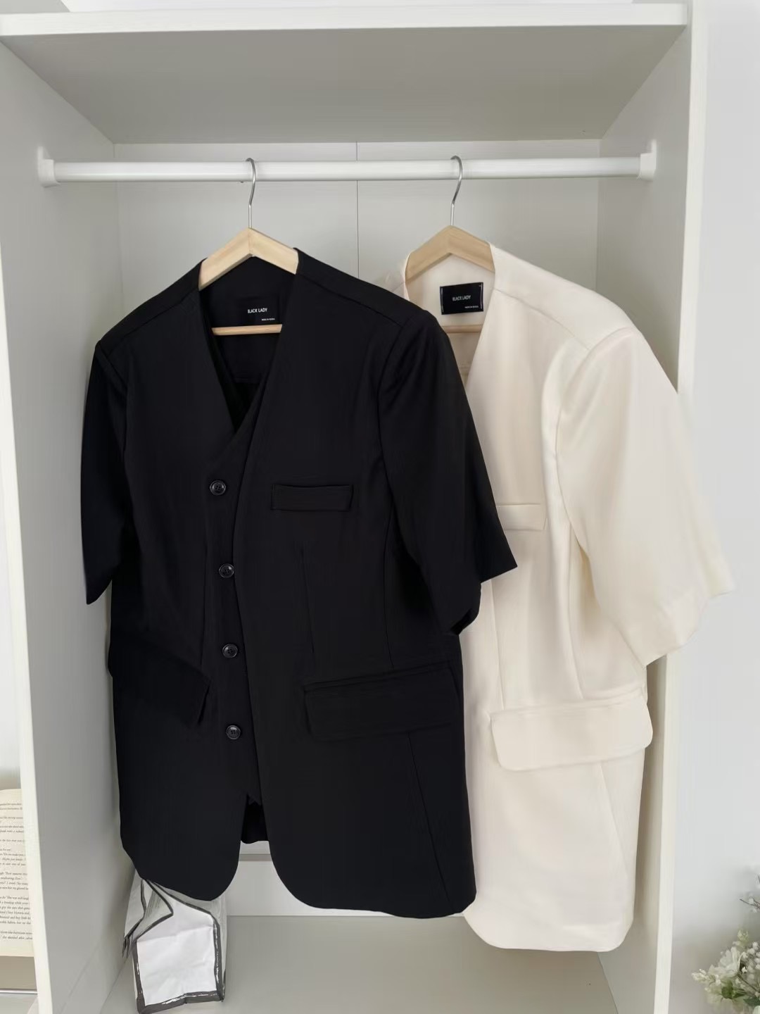 BLACK LADY東大門㊣代購女裝新品人氣休閑職業推薦真品夾克BLACK LADY夾克