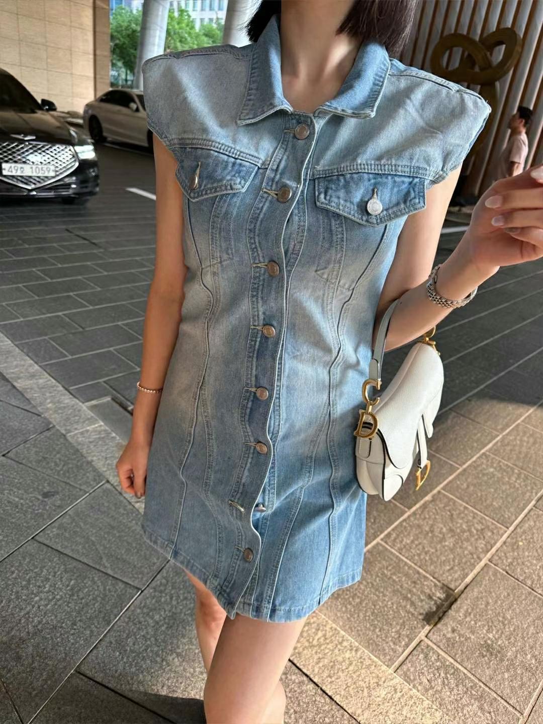 blinque東大門㊣代購女裝新品職業真品推薦熱賣人氣休閑連衣裙blinque連衣裙