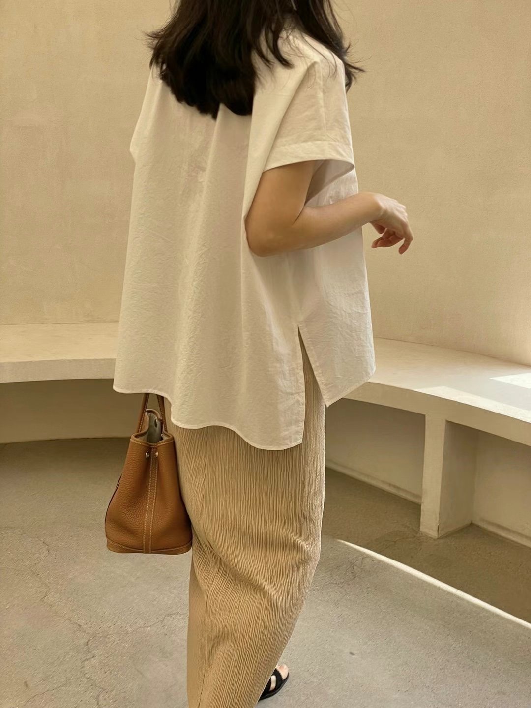 1mm韓國直郵㊣女裝新品推薦人氣25春夏休閑時尚職業襯衫蕾絲衫1mm襯衫/蕾絲衫