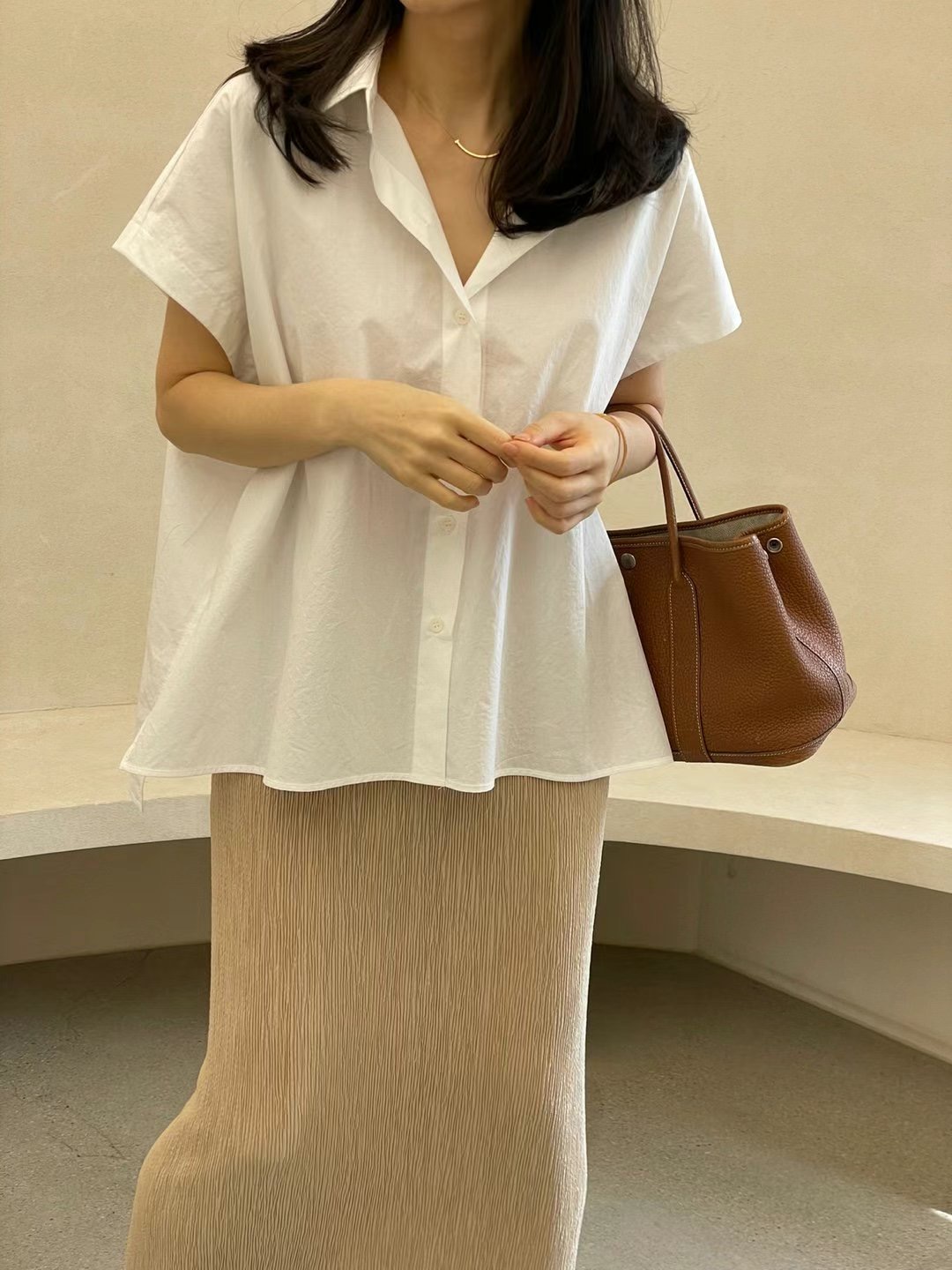 1mm韓國直郵㊣女裝新品推薦人氣25春夏休閑時尚職業襯衫蕾絲衫1mm襯衫/蕾絲衫