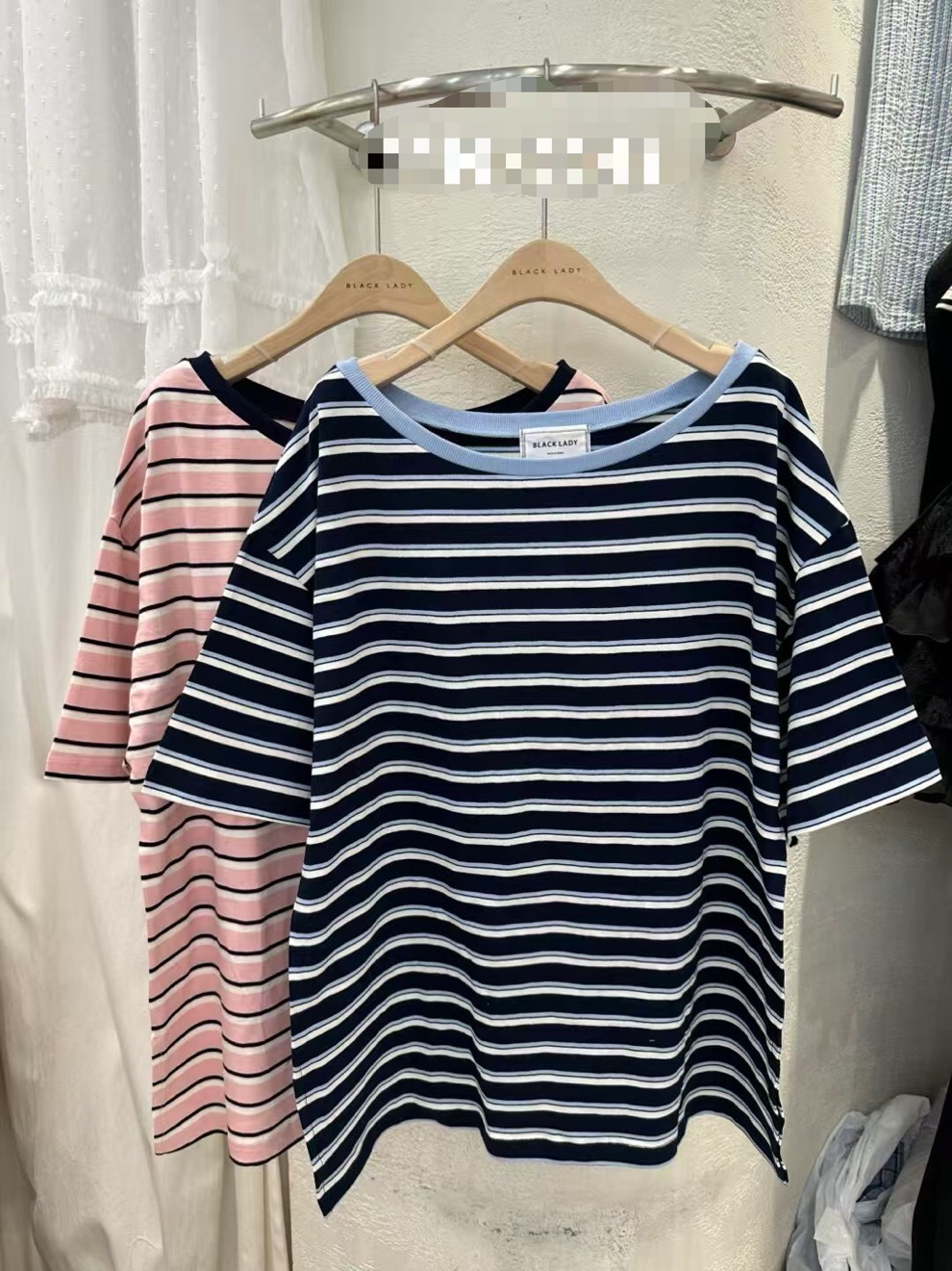 BLACK LADY韓國直郵㊣女裝新品熱賣25春夏職業推薦真品T恤BLACK LADYT恤