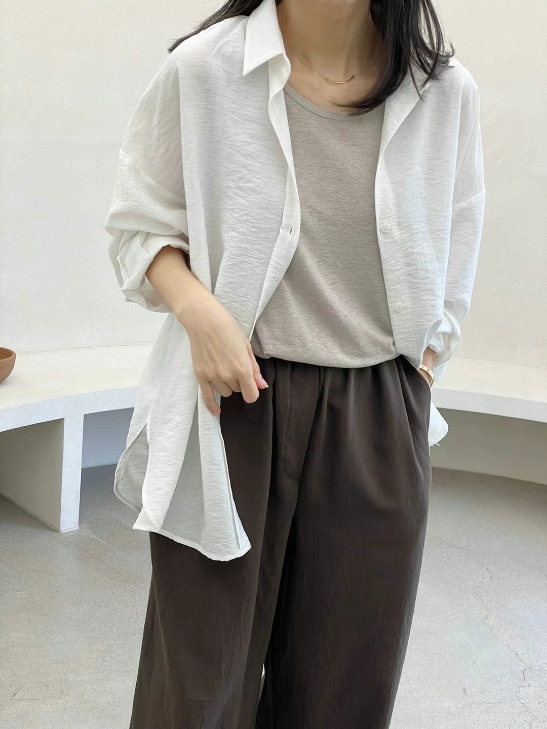 1mm東大門㊣實拍女士新款推薦時尚熱賣職業25春夏人氣休閑褲1mm休閑褲